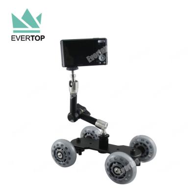 China Aluminum Camera Dolly Stabilizer, TS-VT01S Track Skater Table Top DSLR Camera Dolly Table Top Slider for sale