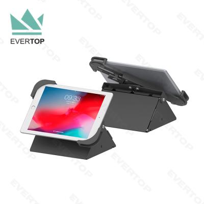 China LST09-D Metal Flip Tablet POS Stand for iPad Kiosk Stand Payment Kiosk Security Display for Tablet Android Outdoor Office Counter for sale