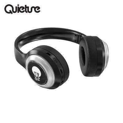 China Earphone Silent Disco Stereo Headphones With LED Light For Party for sale