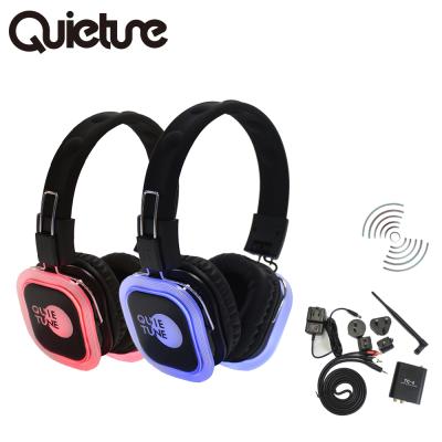 China F39 Headband Disco Silent Earphone Custom Logo Transmitter Optional for sale