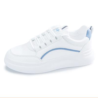 China Walking Shoes 2021 New Trend White Shoes Women PVC Surface Breathable Autumn Shoes Woman Sports Casual Soft Shoes for sale