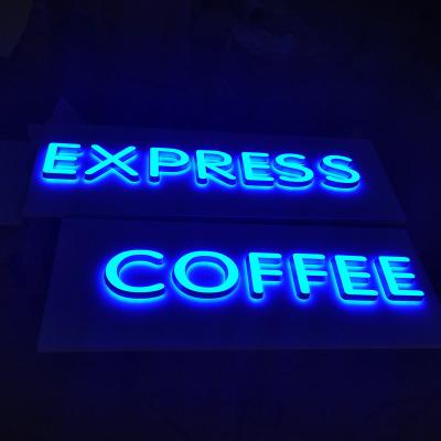 China VONVIK Indoor Outdoor Acrylic Shop 3D Sign Outdoor Acrylic Electronic Letters Sign for sale