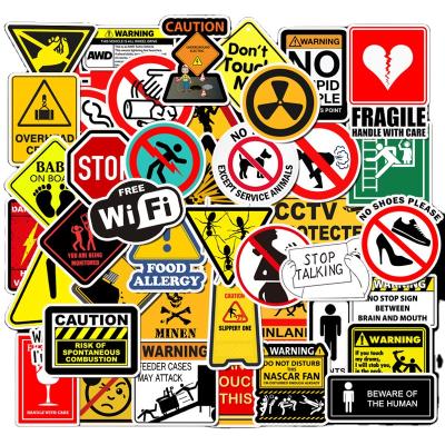 China Funny Cartoon Sticker Amazon Hot Sale Inventory Warning Label Helmet Stickers For Hard Hat Graffiti Sticker for sale