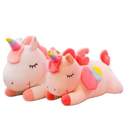 China High Quality Cute Stuffed Rainbow Unicorn Pillow Plush Toys from Toy Wholesale Funny Bedtime Toys for sale