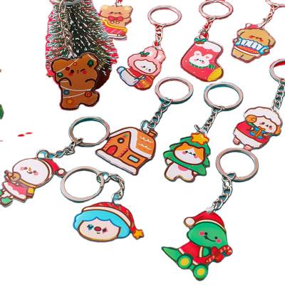 China 2021 Christmas Newest Christmas Limited Cute Acrylic Key Chain Charms Series for sale