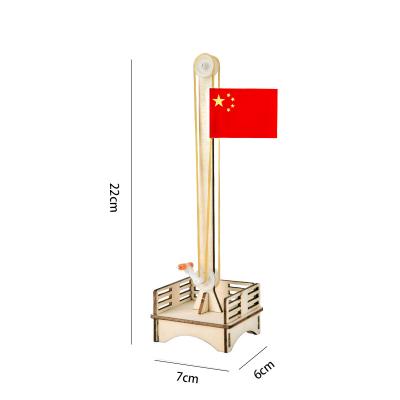 China Educational toy 2021 children education kindergarten know national flag craft wooden puzzle children play for sale