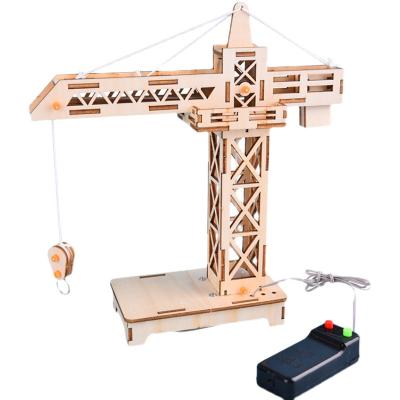 China Improve Amazon Hot Sale Diy Mini Rc Tower Crane To Help Child's Manual Ability To Improve Child's Manual Ability for sale