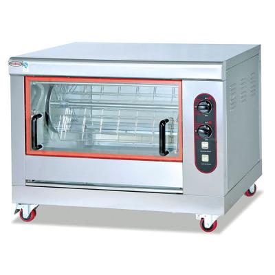 China Canton Hotel Gas Stainless Steel Chicken Rotisseries Oven for sale