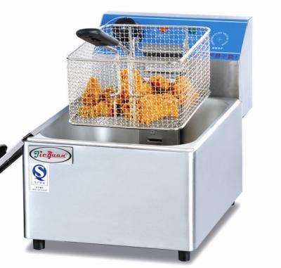 China Hotels CE Approval Commercial One Tank Easy Operating Electric Deep Fryer for sale