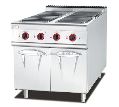 China Hotel Cooking Kitchen Equipment Stainless Steel Vertical Electric Cooking Stove With 4 Burner Hot Plate for sale