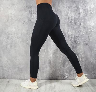 China OEM Amazon Breathable Hot Sale Ladies Jogging Sports Yoga Factory Can Be High Waisted Workout Pocket Customized Leggings for sale