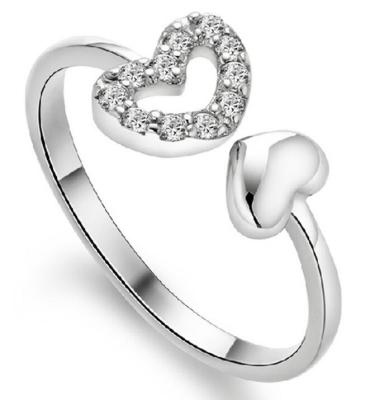 China Latest Designs Soulmate Romantic Ring 925 Sterling Silver Rings Wholesale for sale