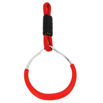 China Outdoor Play Outdoor Backyard Play Colorful Gymnastic Rings Dangle Bar Rings for sale