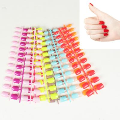 China French Nail Art Supplies Solid Color Nail connects waterproof and not easy to fall off Te koop