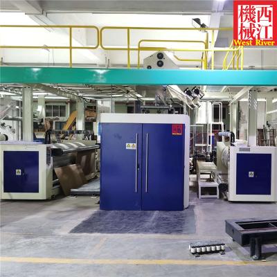 China Versatile Three-layer Corrugated Cardboard Production System Max. Working Width 2200mm for sale