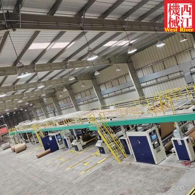 China Electric 7Ply Corrugated Cardboard Production Line with Reliable After-sales Service for sale