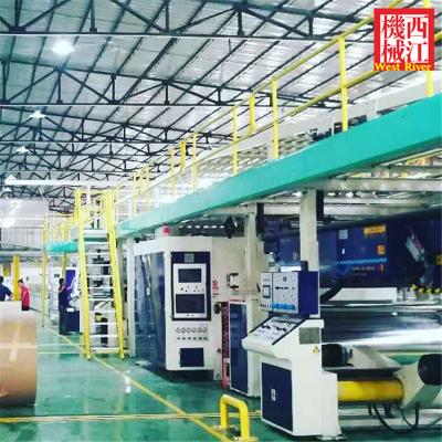 China Three/Five/Seven Layer Corrugating Machines Complete Corrugated machine production line to produce cardboard for sale