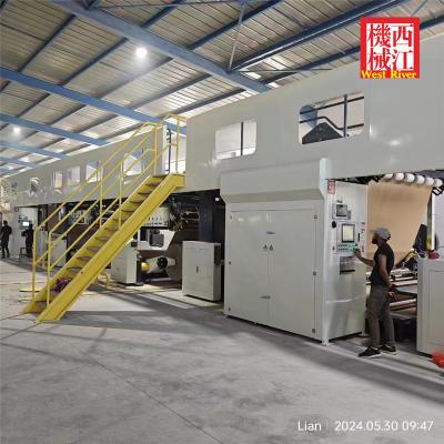 China Fully Auto Cassette Type Single Facer | Automatic Inner Vacuum Corrugator for Corrugation Carton Line 100-400m/min for sale