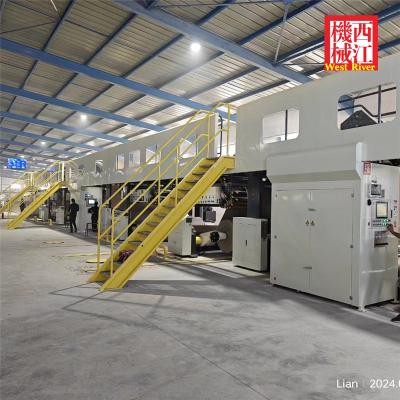 China WJ350 Series Fully Automatic Corrugated Cardboard Production Line | Full Digital + Servo Control | Energy Saving for sale