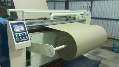 China Automatic Rewinder - Single Face Cardboard Rewinding Machine - Corrugated 2Ply Paper Roll Rolling for sale