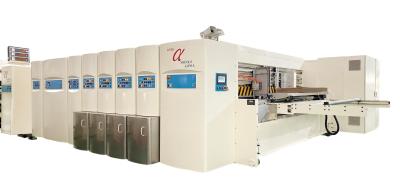 China China Boxing( Japan Alpha ) High Speed Corrugated Carton Flexo Printing Machine Max.300sheets/min for sale