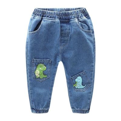 China CJ001 Breathable Hot Sale Jeans For Kids Boys Autumn Winter Jeans Children Pants Jeans Boys for sale