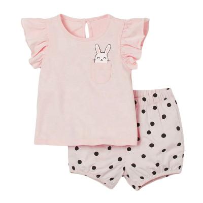 China Wholesale Set Hot Sexy Cute Kids Girls Sleepwear Summer Pajamas Clothing Set Birthday Soft Breathable Cotton Lovely for sale