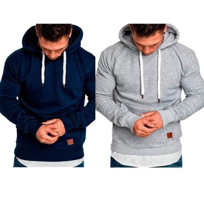 China Oversized warm hoodies MH035 office office size men fleece pullover hoodie multiple empty plus drawstring for sale