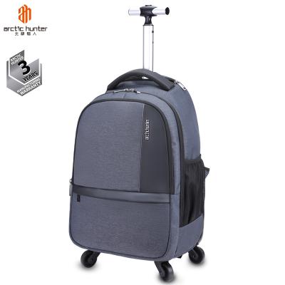 China Guangzhou School Laptop Bag Trolley Travel Waterproof High Quality Moving Backpack With Wheel Rolling Backpack Wheels for sale