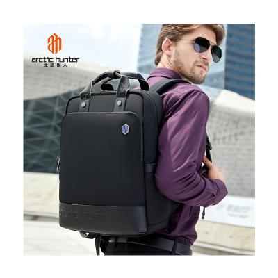 China Hunter Mochilas Men Micro Leather Anti-Theft Arctic Backpack Bags Male Vegan Leather Backpack Backpacks Vegan Backpack for sale