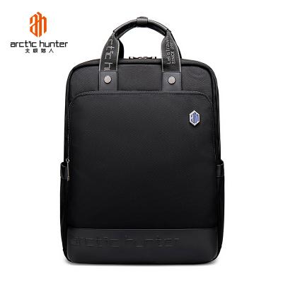 China Hunter 2021 Anti-theft Men's Microfiber Leather University Microfiber Traveling Backpack Small Bags Multifunctional Anti-theft Laptop Backpack for sale