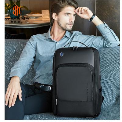 China With USB Business Microfiber Leather Arctic Hunter Backpack USB Custom Travel Backpack With Laptop Compartment Laptop Bags Backpack Men for sale