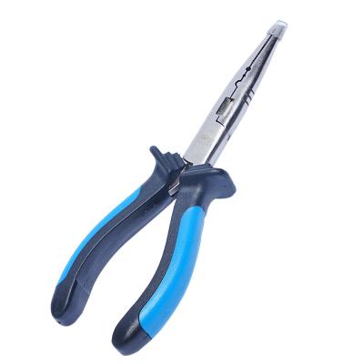 China Hook Cheap Price TPR Handle Long Nose Pliers 6.5