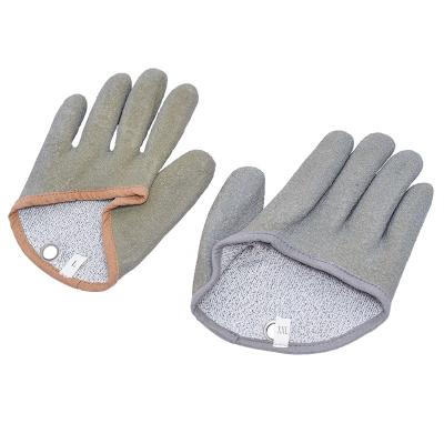 China Hot Sale PVC Coating Hand Protection 10.5cm 12cm Cotton + Cotton PVC Coating Net Glove for sale