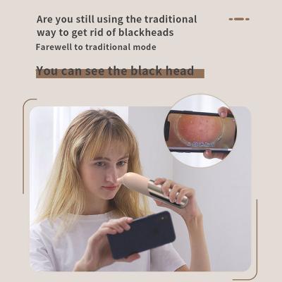 China Acne Treatment Skin Pore Suction Blackhead Remover With Camera For Black Head Black Dot Face Acne Clean Point Vacuum Cleaner Machine for sale