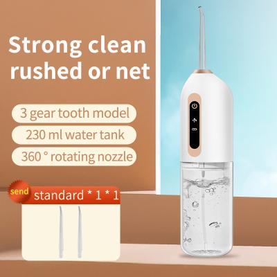 China Outdoor Hot Selling Rechargeable Oral Portable Dental Water Flosser For Teeth Daily Cleaning en venta