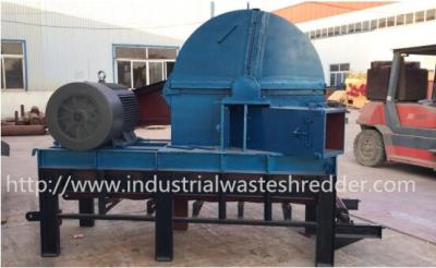 China Waste Wood Log Shredder Machine , Double Shaft Industrial Wood Shredder for sale