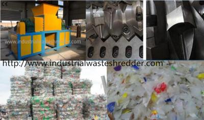 China Hard Plastic Single Shaft Shredder Rotary Knife For PET Bottles Bale for sale