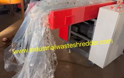 China 800F Small Size Plastic PE Film Pre Shredder Machine, Mini Economical Crusher Machine For Plastic Film,Space Saving. PET Film Rolls Shredder Machine,7.5KW Cutting Motor for sale