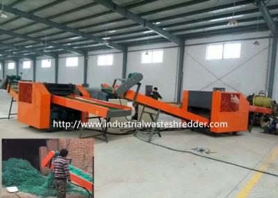 China Fishing Nets Recycling Rag Cutting Machine Nylon Nets Safety Nets Shredder Crusher for sale