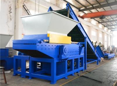 China XRM 1000 Plastic Films Shredder,PP PE HDPE Films Shredder,55KW Motor,Shredding Chamber size 1000*1000 mm for sale