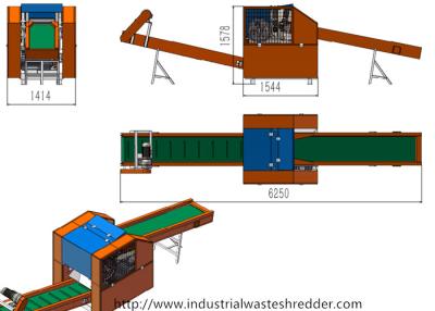 China Fishing Thread PP Nylon Filament Fiber Cutting Machine Rotary Blade for sale