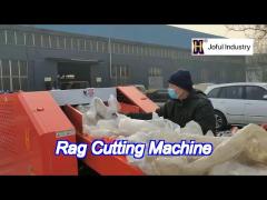 pet plastic film cutting machine fiber pet film shredder discharge non - sticky