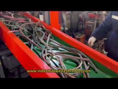 Cable Sheath Shredder Insulation Tube Crusher High Strength Alloy Tool Steel Large Capacity