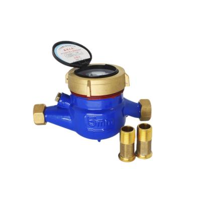 China High Performance Factory Price Good Sensitivity 3/4Inch Construction Class B Sturdy Dry Dial DN20 Brass Water Meter For Household for sale