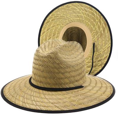 China Fashional 2022 Wholesale Custom Designer FashionSummer Under Brim Bottom Design Custom Straw Hat Hats High Quality for sale