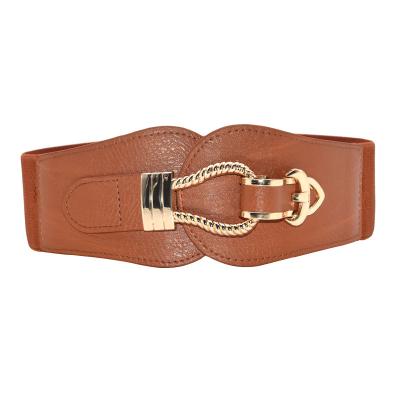 China Fashion.Casual &Fashion HOT Products Women's Wide Belts Buckles Invisible Elastic Belts No Buckle Women Elastic Waist Stretch Waist Belt Women for sale