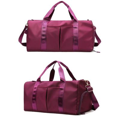 China Custom Large Capacity Gym Bag Dry Wet Separate Waterproof Travel Sports Gym for sale