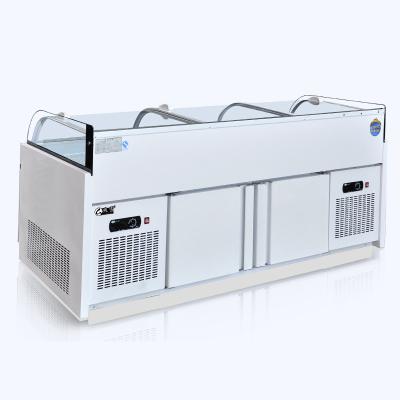 China Single-temperature Good Quality Commercial Refrigeration Equipment Hot Food Showcase Deli Counters Commercial Display Refrigerator for sale