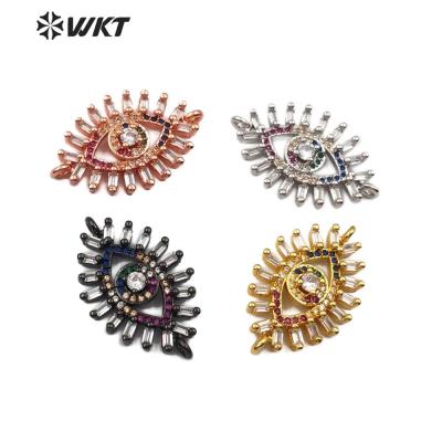 China MC269 Hotsales fashion new awakening eye cubic zirconia pendant,unique bling bling colorful awakening eye pendant for sale